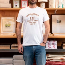 Merci- T-shirt Unisexe - Beaumarchais Blanc