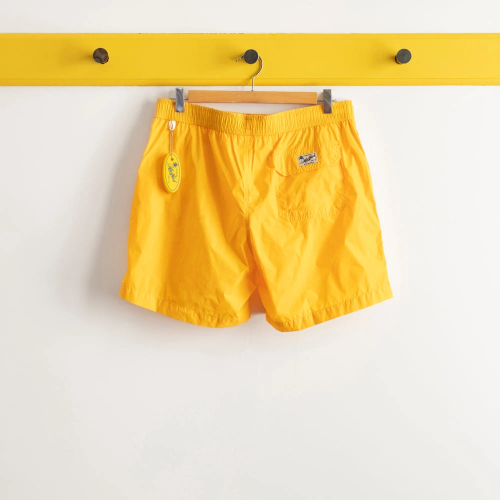 Hartford - Short De Bain Uni - Jaune 4 Hartford - Short De Bain Uni - Jaune – Image 2
