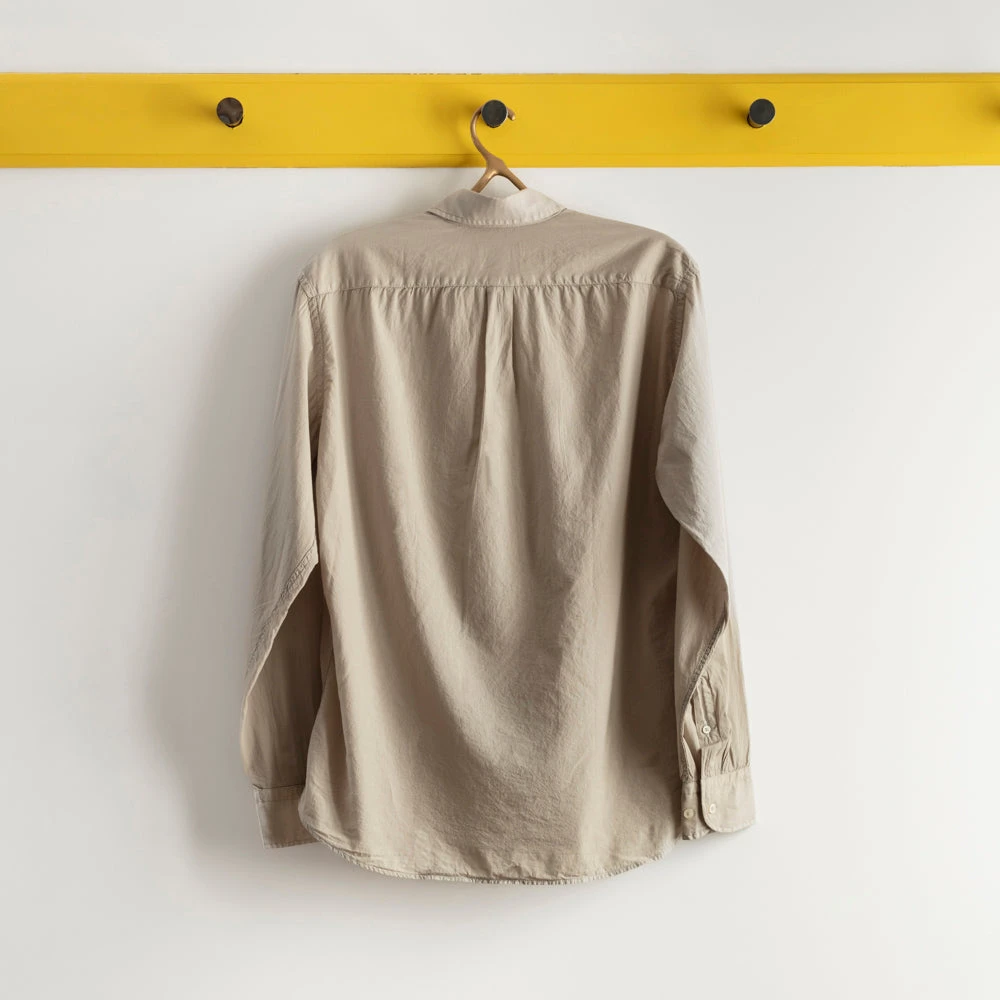 BD Baggies - Chemise Classique Gaze De Coton - Ecru 4 BD Baggies - Chemise Classique Gaze De Coton - Ecru – Image 2