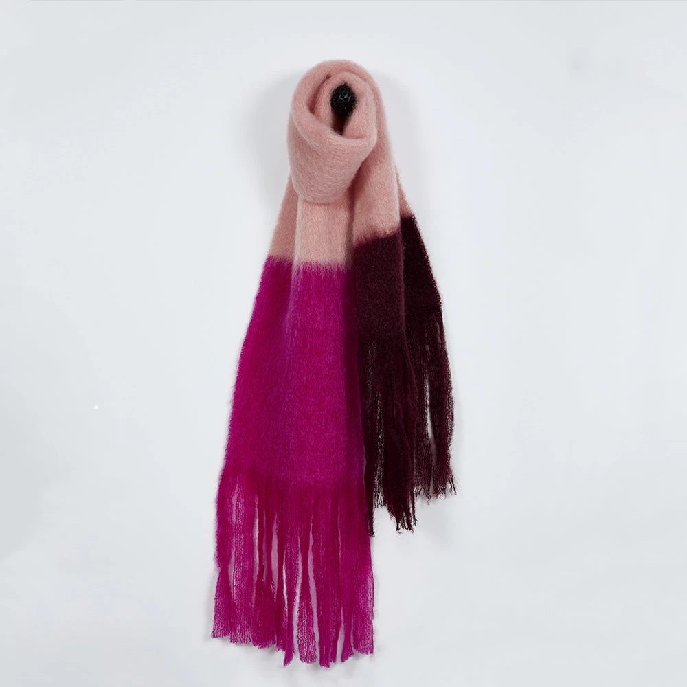 Ezcaray - Echarpe Colorblock - Rose 3 Ezcaray - Echarpe Colorblock - Rose