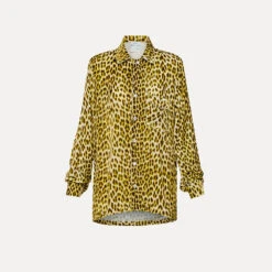 Forte_Forte - Chemise Léopard - Gold