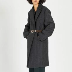Barena - Manteau Artu - Gris Foncé -Mode Vêtements Magasin 1 03873db7 2abf 47bf 860b be1d62efb4d3