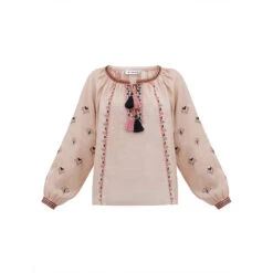 Etnodim - Chemise Brodée - Crème -Mode Vêtements Magasin 1 0d180bec 2fec 4014 9b45 c604c840b5cd