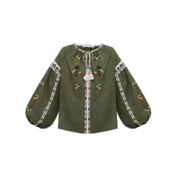 Etnodim - Chemise à Fleurs - Vert -Mode Vêtements Magasin 1 1fae9126 2c77 4f93 b77d b6181105c2ea