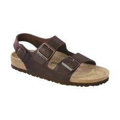 Birkenstock - Sandales Milano - Marron Foncé