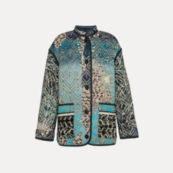 Forte_Forte - Veste Jacquard - Bleu