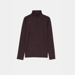 Momoni - T-shirt Manches Longues Rodolphe - Marron