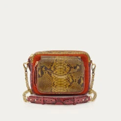 Claris Virot - Sac Charly - Kaki & Bordeaux