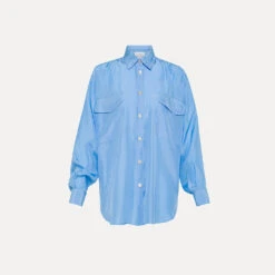 Forte_Forte - Chemise Oversize - Bleu