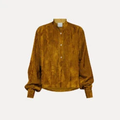 Forte_Forte - Chemise En Velours - Bronze
