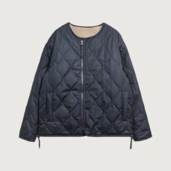 Taion - Veste Réversible - Bleu/Beige