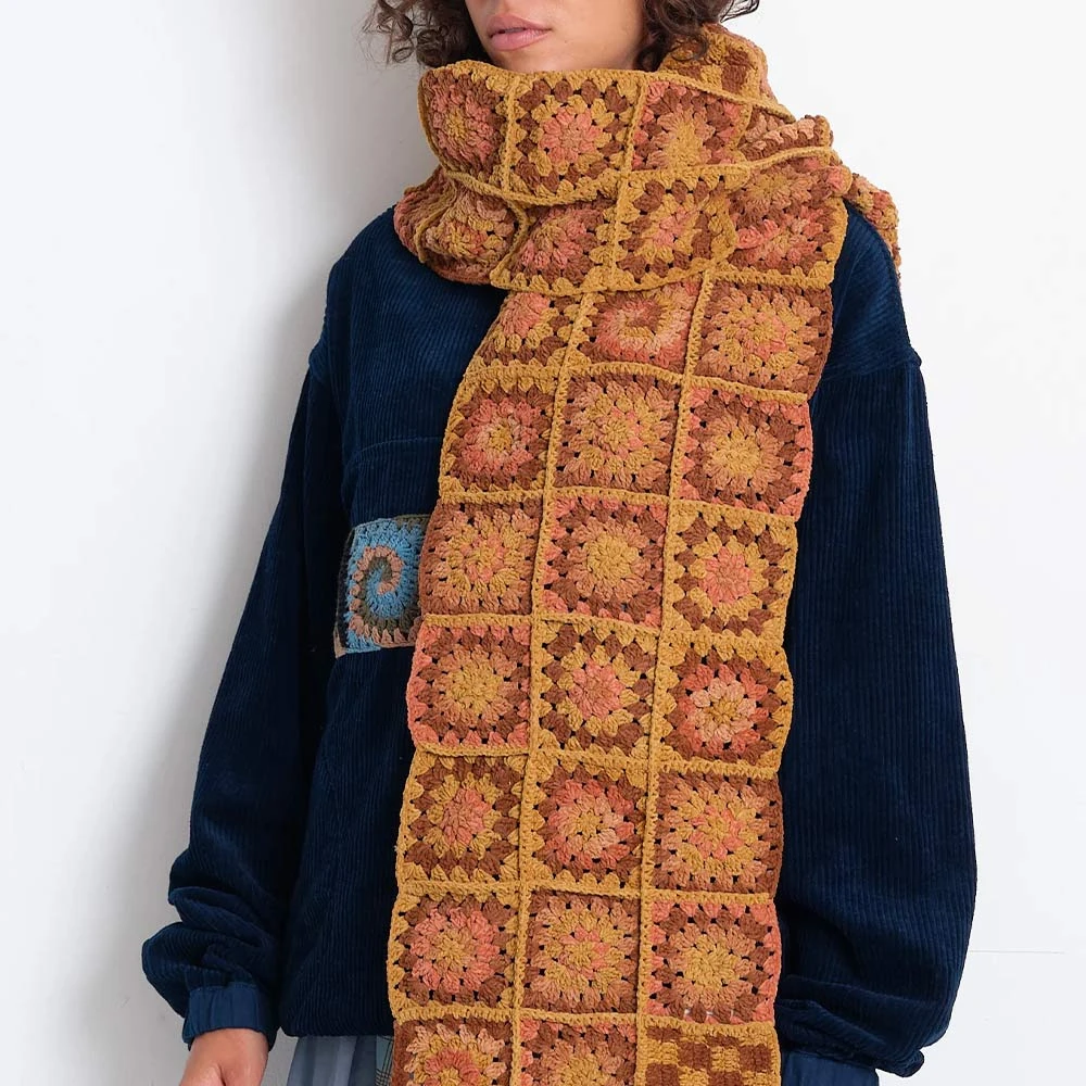 Story MFG - Echarpe En Crochet - Orange 3 Story MFG - Echarpe En Crochet - Orange