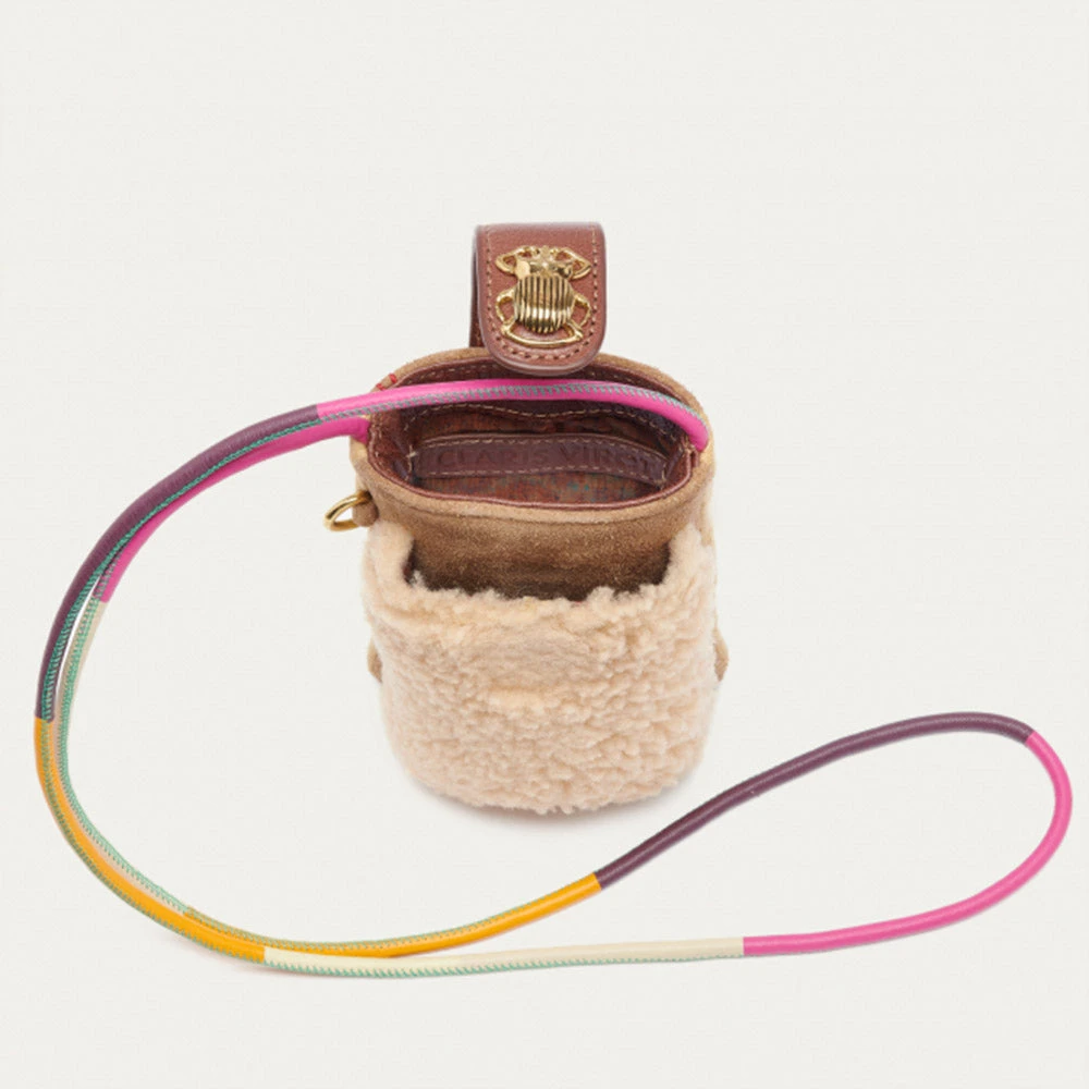 Claris Virot - Etui Téléphone Double Marcus - Crème 4 Claris Virot - Etui Téléphone Double Marcus - Crème – Image 2