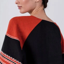 Etnodim - Chemise Manches Longues - Noir & Rouge -Mode Vêtements Magasin 2 a40c8bf1 19e9 41f3 8cc6 f49a97497611