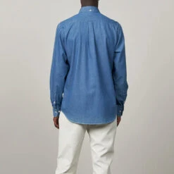 Hartford - Chemise Pitt - Bleu -Mode Vêtements Magasin 2 b6b3d127 aceb 4fd1 96ba a862fe2a3b9f