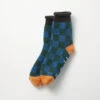 Rototo - Chaussettes à Damier - Orange & Vert -Mode Vêtements Magasin 2 bfb56000 88ef 47cc 8631 edbf8b6f79c0