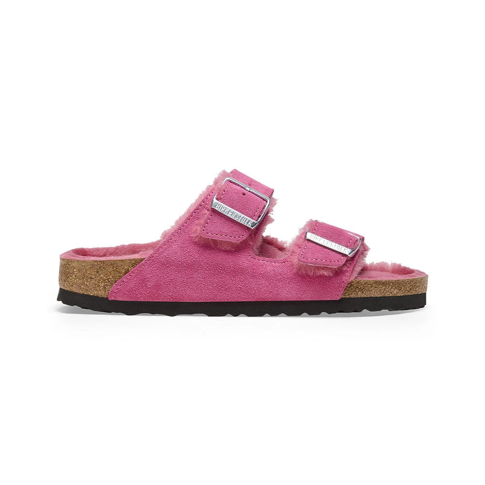 Birkenstock - Sandales Arizona En Fourrure - Rose 4 Birkenstock - Sandales Arizona En Fourrure - Rose – Image 2