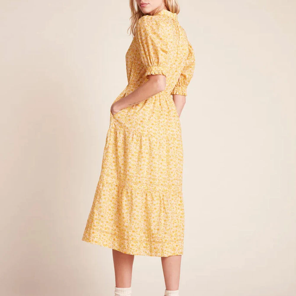 Trovata - Robe Frankie - Jaune 8 Trovata - Robe Frankie - Jaune – Image 6