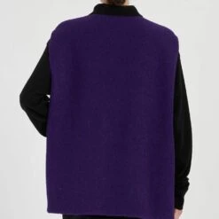 Barena - Veste Sans Manches Gerry - Violet -Mode Vêtements Magasin 2 ece1001c 5916 4683 b5b8 04fe22383497