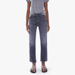 Mother - Jeans The Tomcat Ankle - Gris