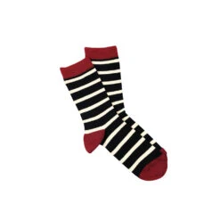 Armorlux - Chaussettes Rayées - Rouge