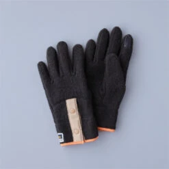 ELMER - Gants En Laine Recyclée - Kaki