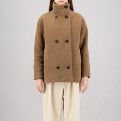 Harris Wharf London - Veste Courte En Laine - Marron