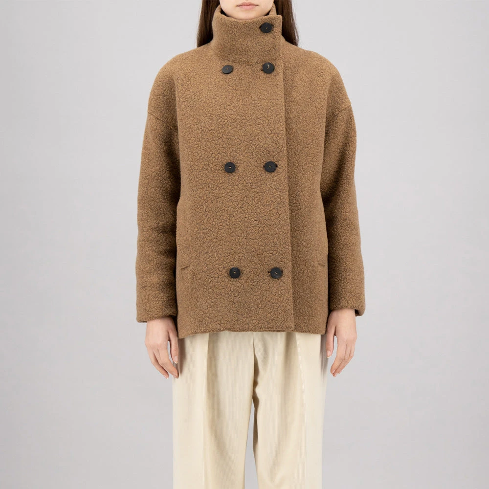 Harris Wharf London - Veste Courte En Laine - Marron 3 Harris Wharf London - Veste Courte En Laine - Marron