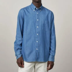 Hartford - Chemise Pitt - Bleu -Mode Vêtements Magasin 3 bb3c2a47 7c2c 4c80 bc20 b99afdf355a0