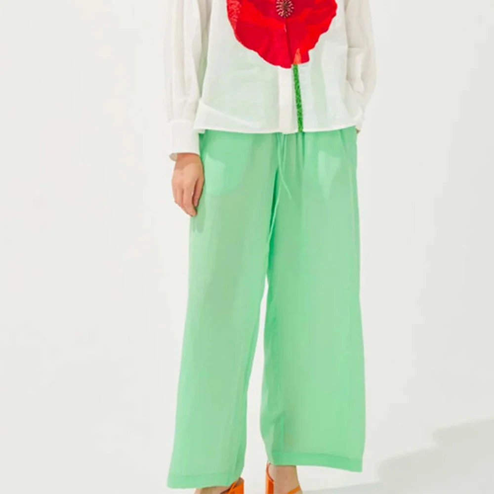Mii Collection - Pantalon Sablon - Vert 5 Mii Collection - Pantalon Sablon - Vert – Image 3