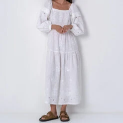 Etnodim - Robe Brodée En Lin - Blanc 16 Etnodim - Robe Brodée En Lin - Blanc -Mode Vêtements Magasin 4 2ded0771 72e2 4457 9899 ab3324d5158d