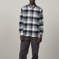 Hartford - Chemise Pitt à Carreaux - Bleu