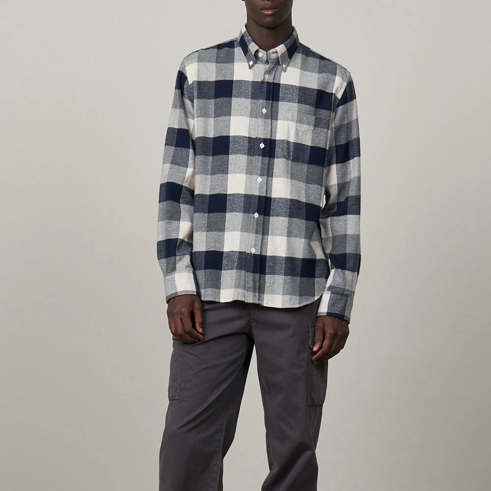 Hartford - Chemise Pitt à Carreaux - Bleu 3 Hartford - Chemise Pitt à Carreaux - Bleu