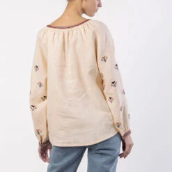 Etnodim - Chemise Brodée - Crème -Mode Vêtements Magasin 5 1d4ceeca 9e96 4b2c 8852 9965f642e5d3