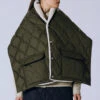 Taion - Doudoune Matelassées Reversible Down Stole - Olive / Cream 2 Taion - Doudoune Matelassées Reversible Down Stole - Olive / Cream -Mode Vêtements Magasin 5 37193d43 ce17 4f98 87a5 d236559aa26a