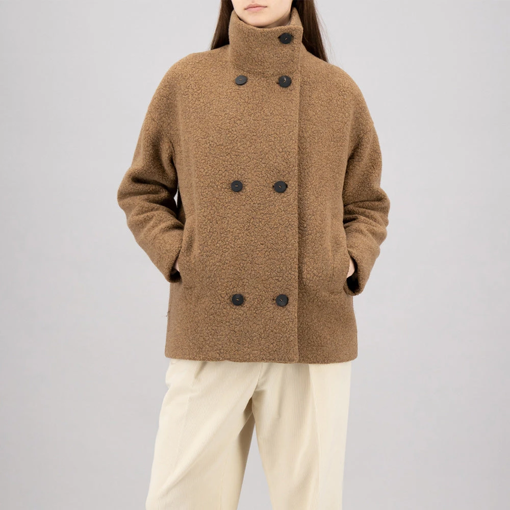 Harris Wharf London - Veste Courte En Laine - Marron 5 Harris Wharf London - Veste Courte En Laine - Marron – Image 3