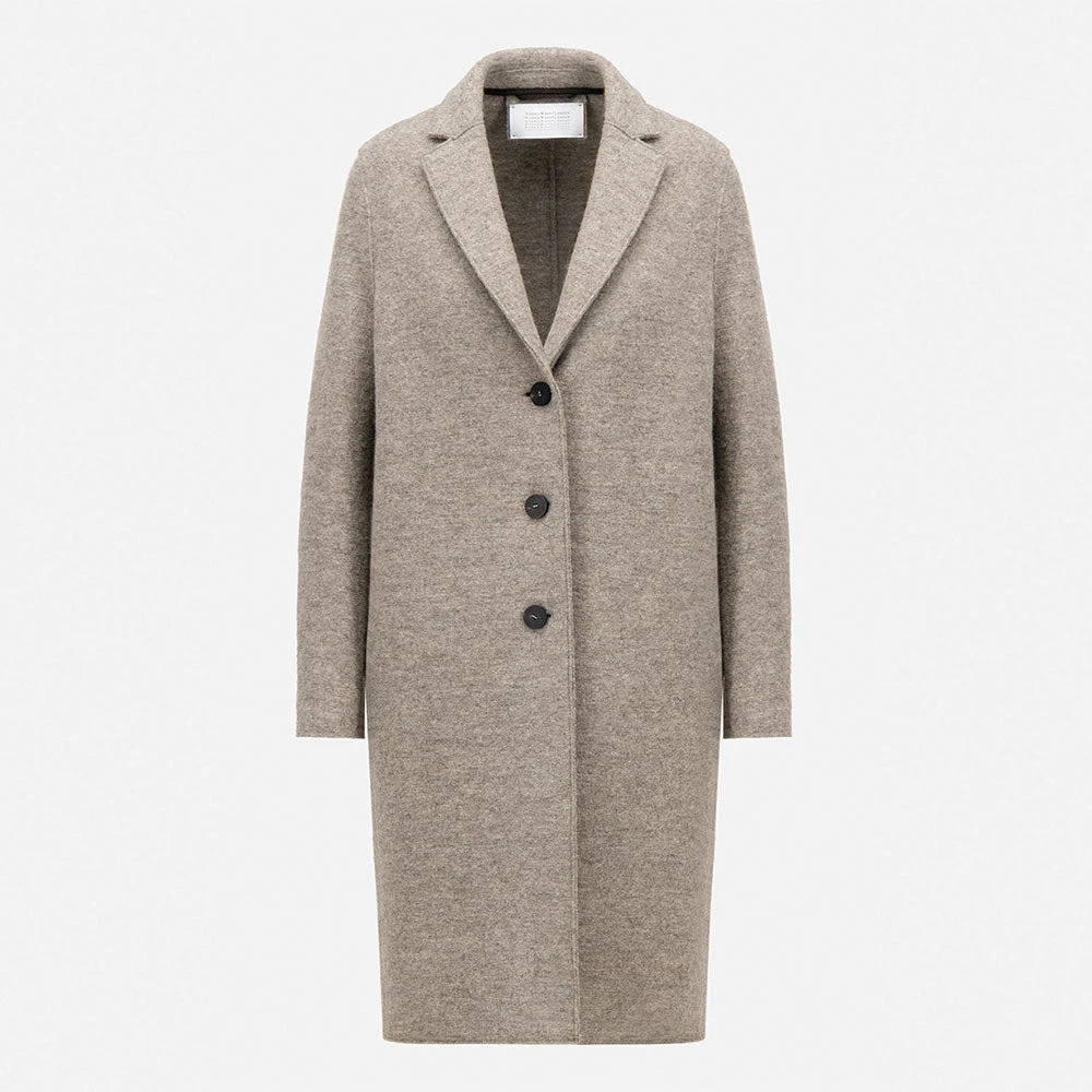 Harris Wharf London - Manteau En Laine Bouillie - Gris 5 Harris Wharf London - Manteau En Laine Bouillie - Gris – Image 3