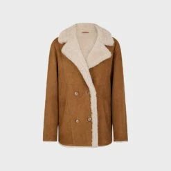 Gerard Darel - Manteau Peau Retrournée - Cigare -Mode Vêtements Magasin 8 2f0c754f 6aec 4485 ba17 ef3cb8afa6e2