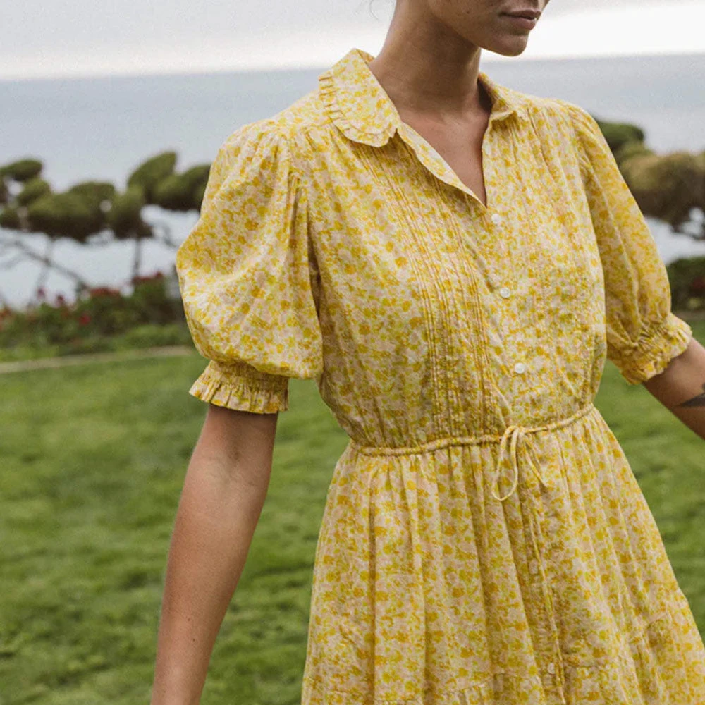 Trovata - Robe Frankie - Jaune 4 Trovata - Robe Frankie - Jaune – Image 2