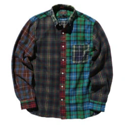 Beams Plus - Chemise à Carreaux - Vert