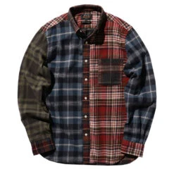 Beams Plus - Chemise à Carreaux - Gris