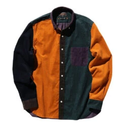 Beams Plus - Chemise Velours - Violet