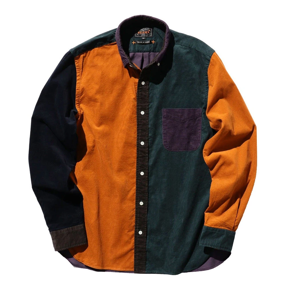 Beams Plus - Chemise Velours - Violet 3 Beams Plus - Chemise Velours - Violet