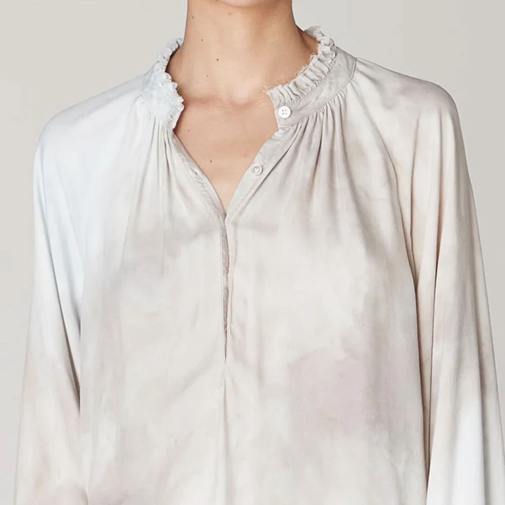 Raquel Allegra - Blouse Sabine - Bleu 4 Raquel Allegra - Blouse Sabine - Bleu – Image 2