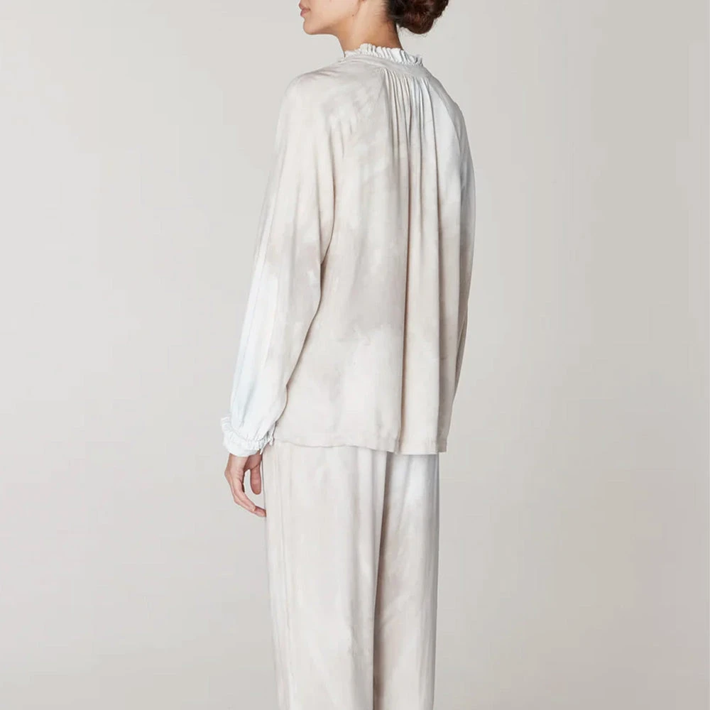 Raquel Allegra - Blouse Sabine - Bleu 6 Raquel Allegra - Blouse Sabine - Bleu – Image 4