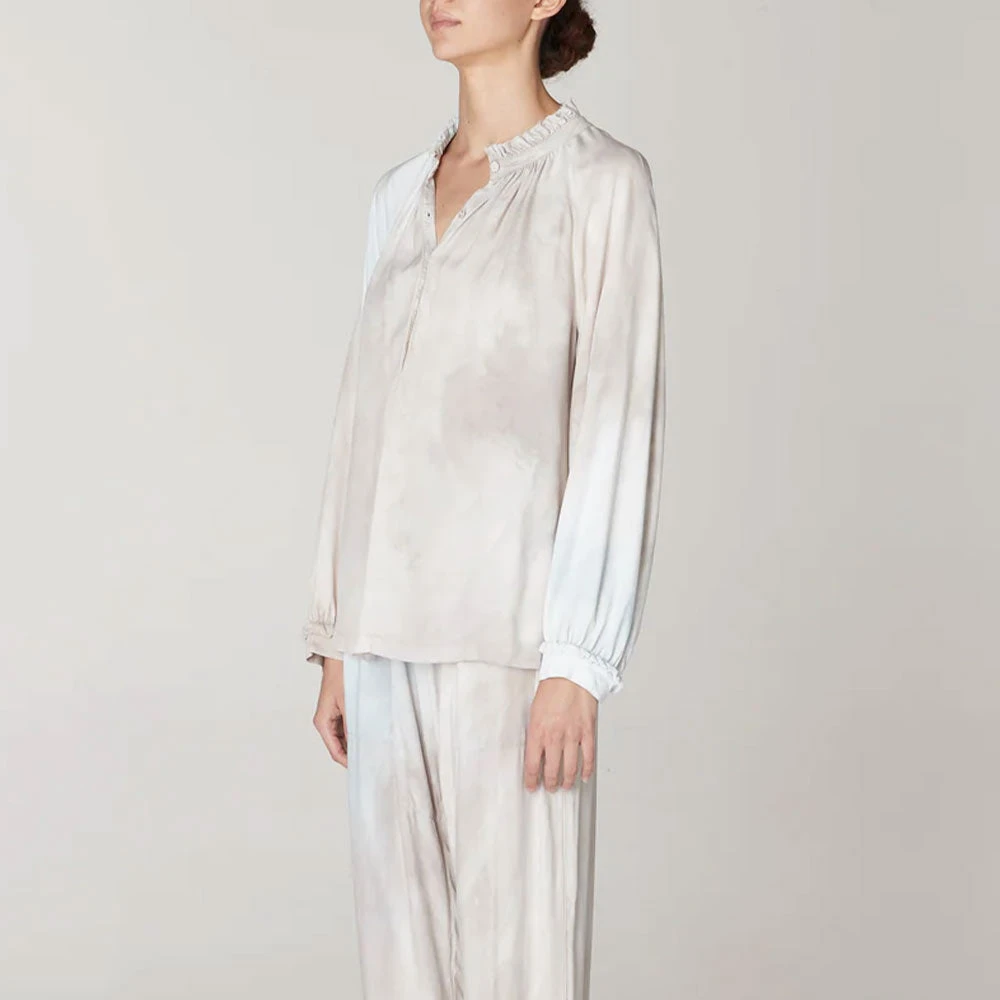 Raquel Allegra - Blouse Sabine - Bleu 5 Raquel Allegra - Blouse Sabine - Bleu – Image 3