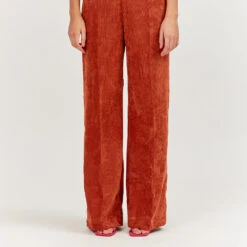 Sea Me Happy -Pantalon En Velours Côtelé Fin Gypsy - Terracotta -Mode Vêtements Magasin BRICK 1