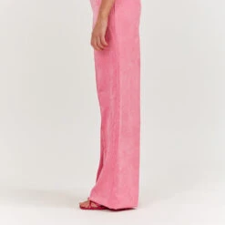 Sea Me Happy -Pantalon En Velours Côtelé Fin Gypsy - Rose Bonbon