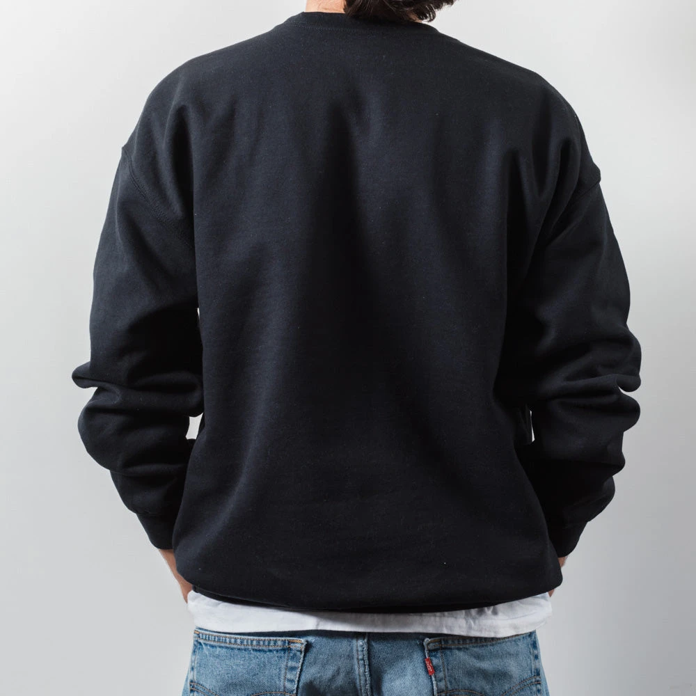 Merci - Sweat Gothique Non Merci - Noir 4 Merci - Sweat Gothique Non Merci - Noir – Image 2