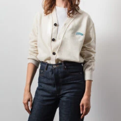 Merci - Cardigan Charlie - Naturale -Mode Vêtements Magasin CANAPE MERCI 121020230174